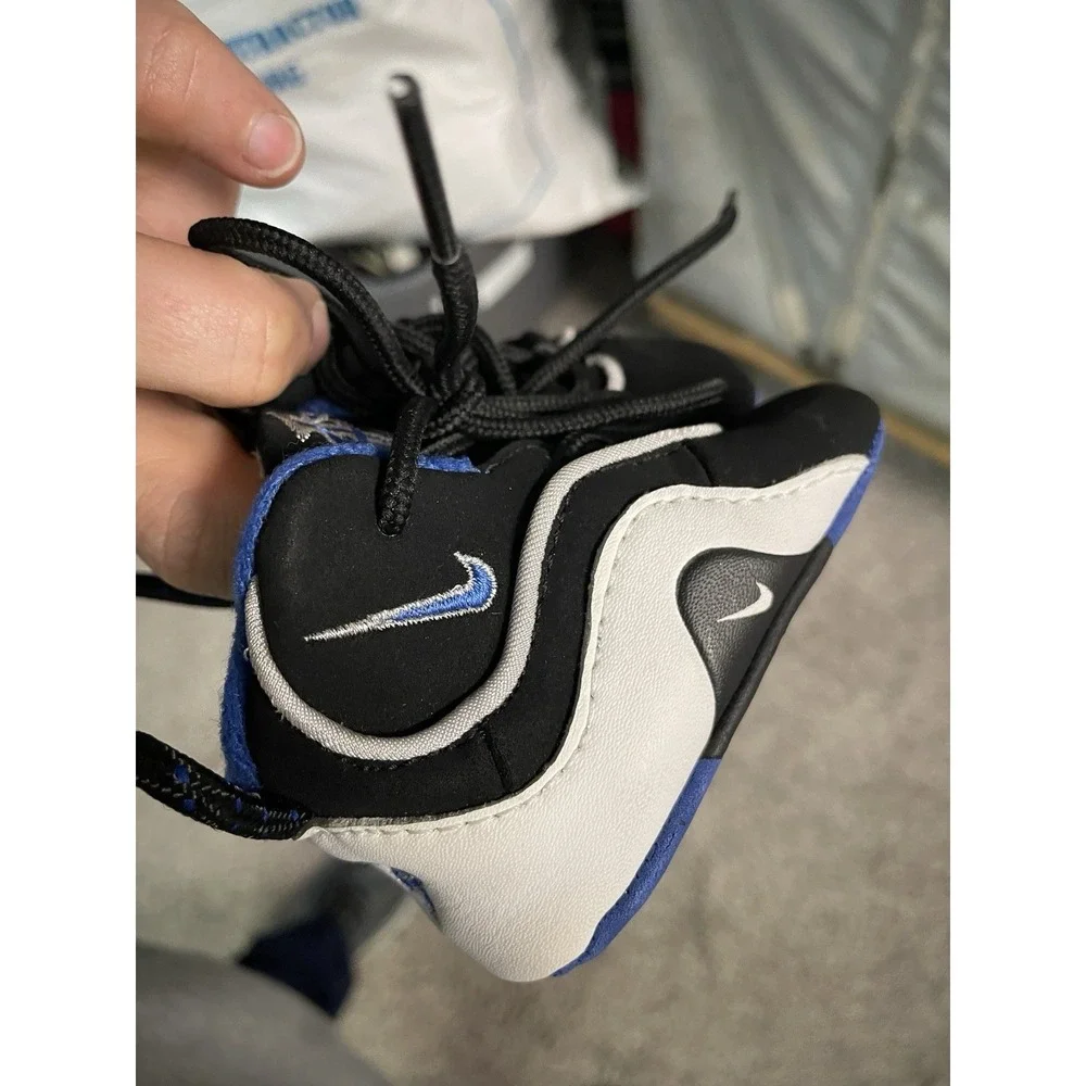 VINTAGE 1990's NIKE PENNY HARDAWAY BABY CRIB SHOES 1C soft bottom